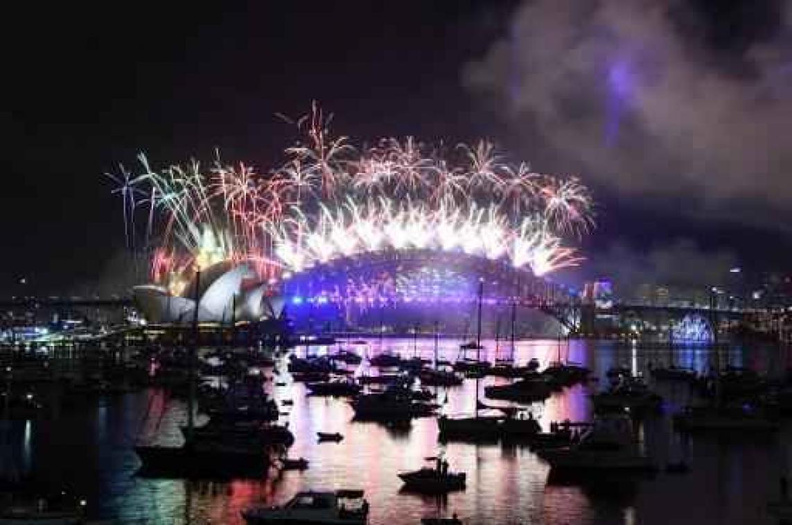 Sydney viert komst van het nieuwe jaar met Prince en Bowie