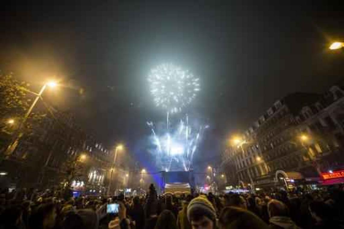 Oud naar nieuw in Brussel verloopt feestelijk en zonder incidenten