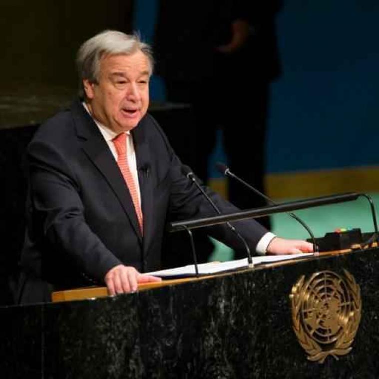Kersverse VN secretaris-generaal Guterres roept in nieuwjaarsboodschap op tot vrede
