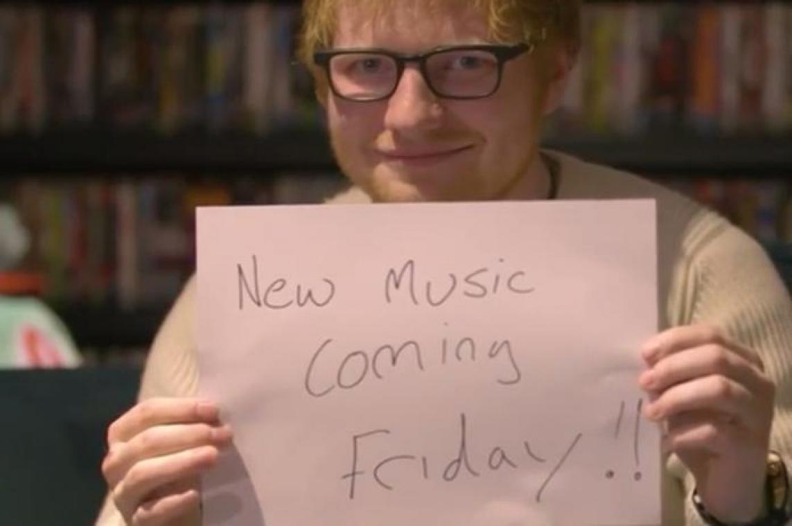 Ed Sheeran heeft goed nieuws