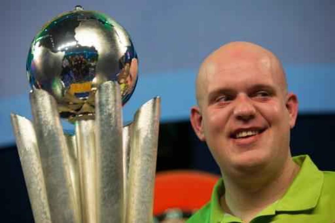 PDC WK darts - Van Gerwen overmand door emoties na triomf