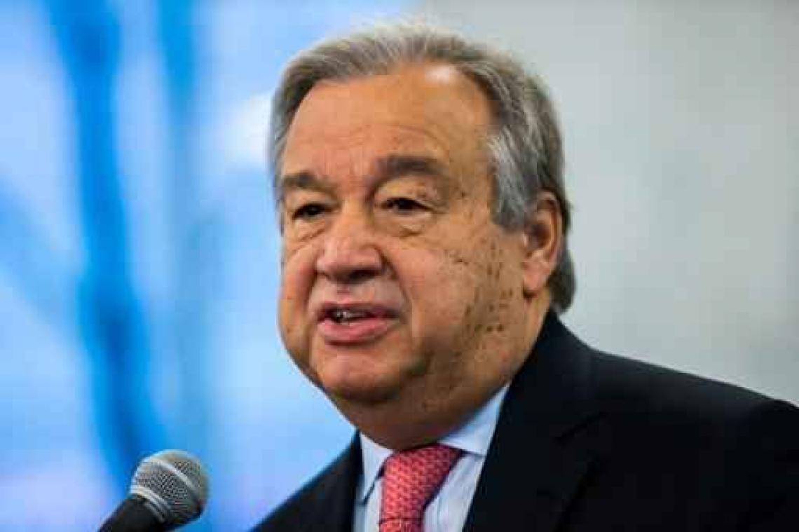 Nieuwe VN secretaris-general Guterres is begonnen aan zijn taak