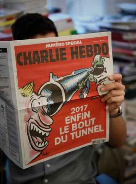 Charlie Hebdo verkoopt nog steeds iedere week achtduizend exemplaren
