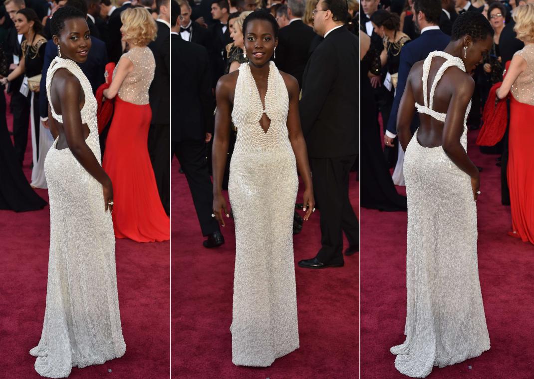 De gestolen jurk van Lupita Nyong'o was de hele tijd al fake