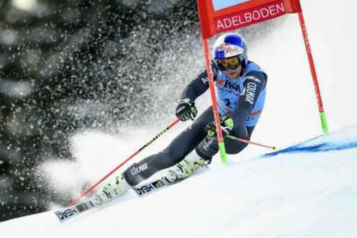 Alexis Pinturault is de beste in reuzenslalom Adelboden