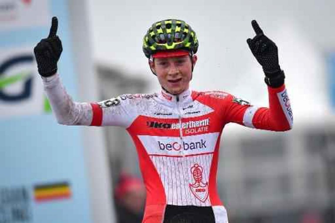 Toon Vandebosch wint bij junioren