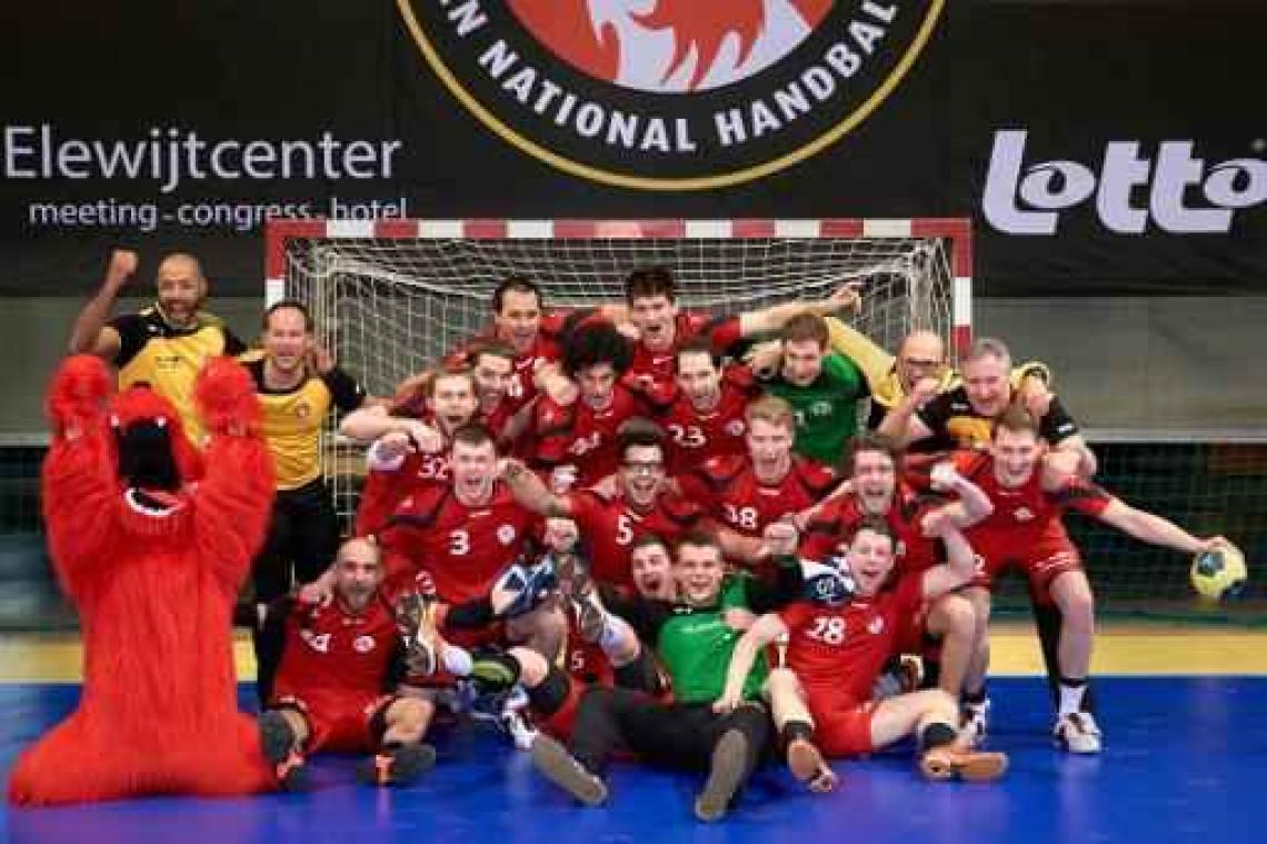 Belgische handballers winnen oefenwedstrijd tegen Nancy met 39-37