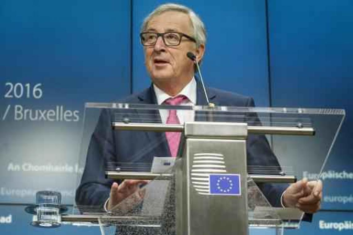 Overlijden Luc Coene - Commissievoorzitter Jean-Claude Juncker betuigt medeleven