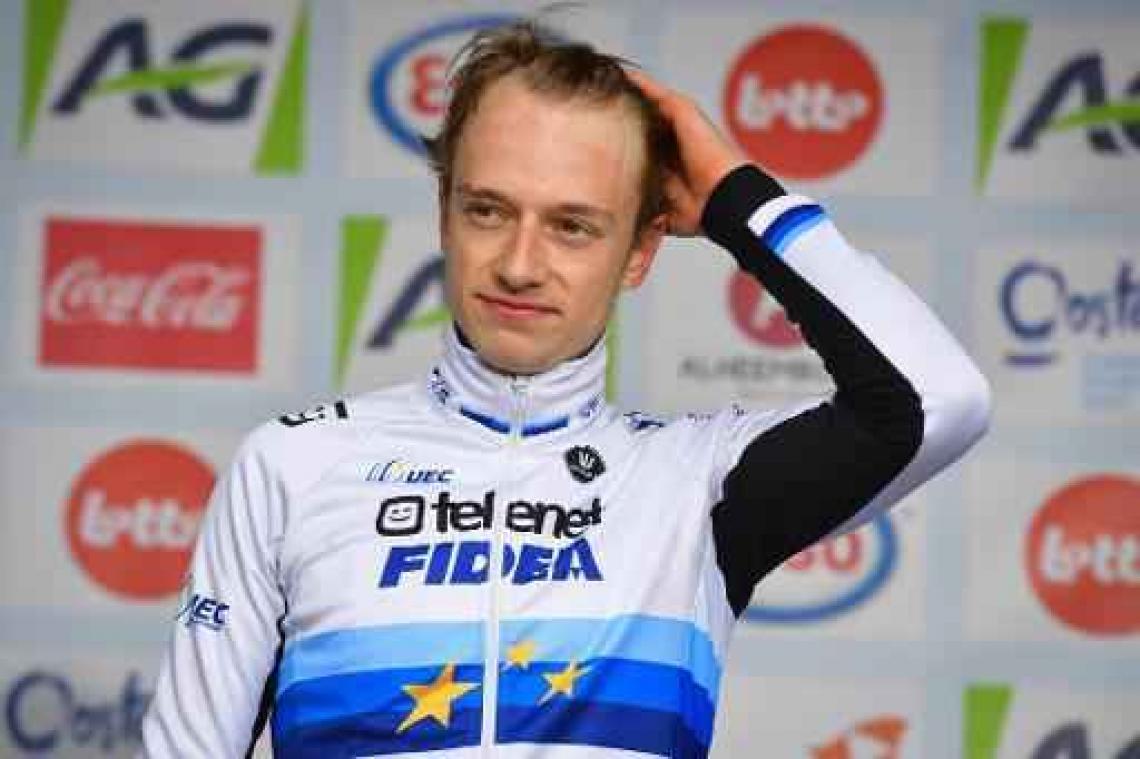 Quinten Hermans soleert naar Belgische driekleur bij beloften