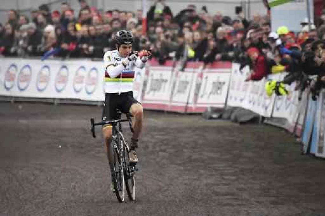 Wout van Aert wil eerst en vooral genieten van tweede Belgische titel