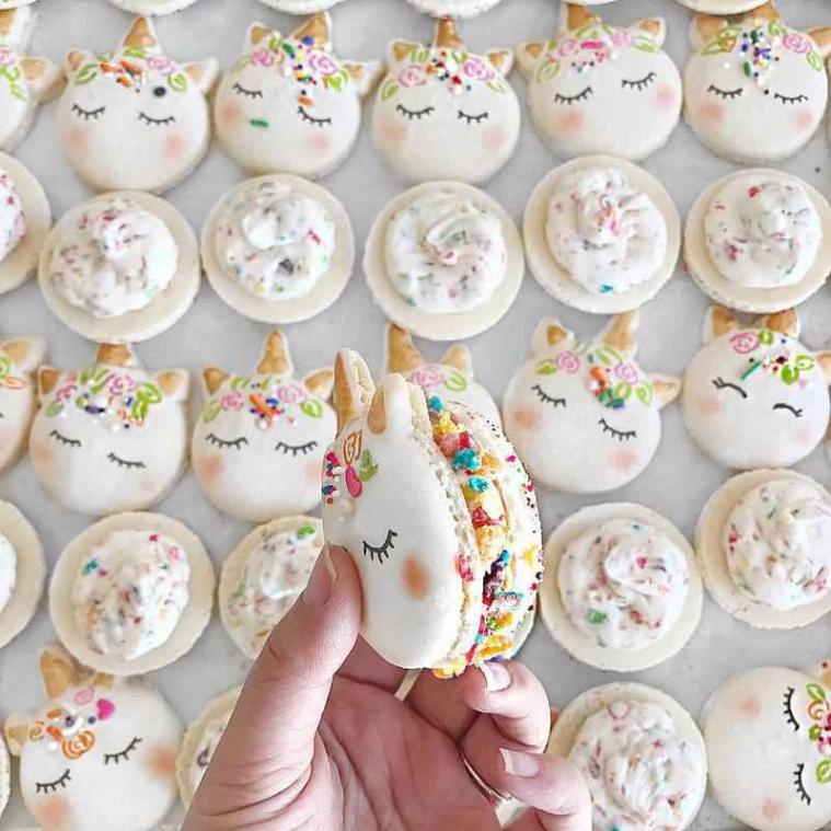 IN BEELD. Macarons in de vorm van eenhoorns veroveren Instagram