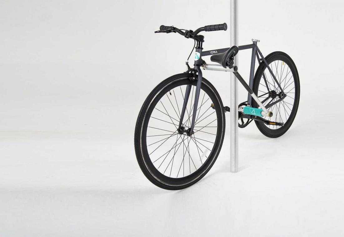 De onsteelbare fiets is daar