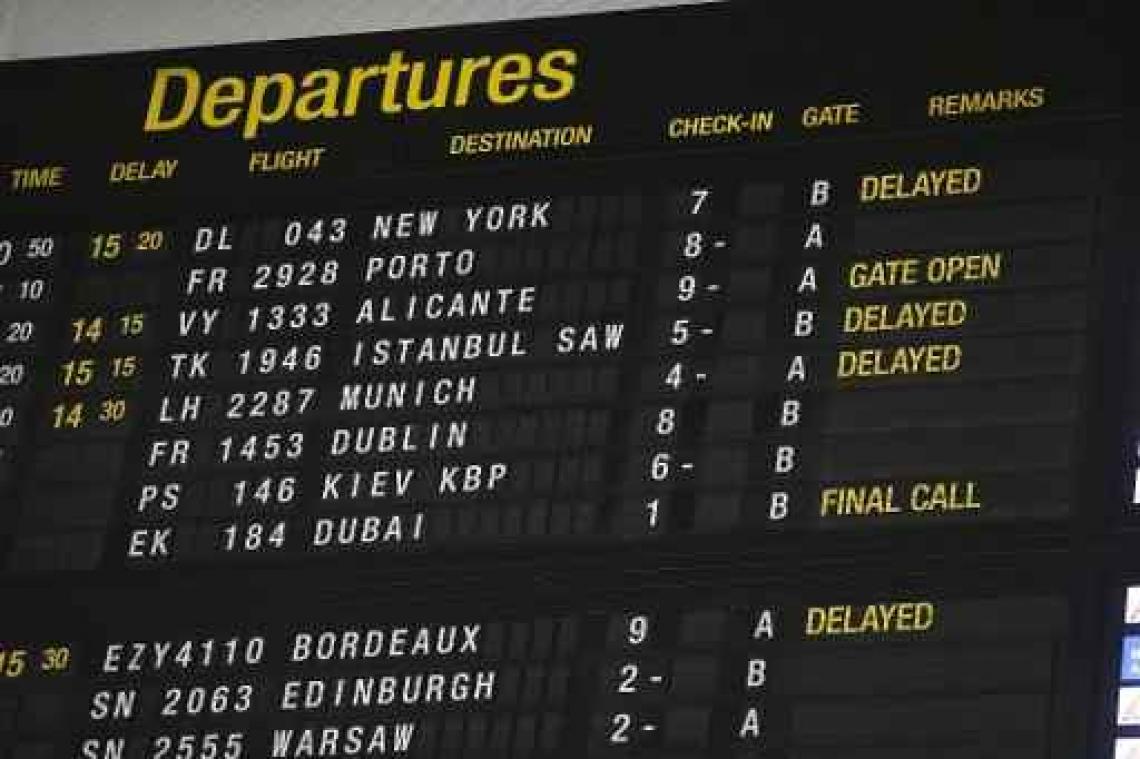 Vorig jaar tien keer alarm voor vliegtuig in moeilijkheden op Brussels Airport
