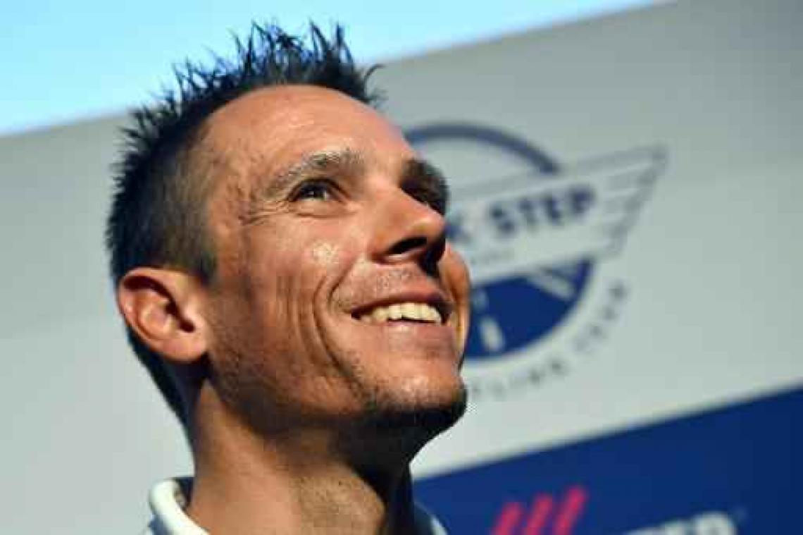 Philippe Gilbert voelt zich al thuis bij Quick-Step Floors