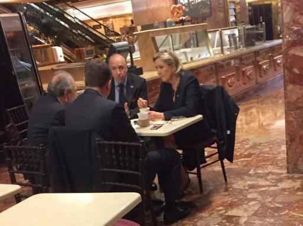 Marine Le Pen in Trump-Tower =