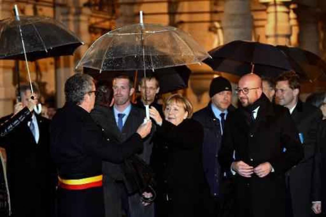 Eredoctoraat Merkel - "Gemoedelijke" en "warme" ontmoeting tussen Charles Michel en Angela Merkel