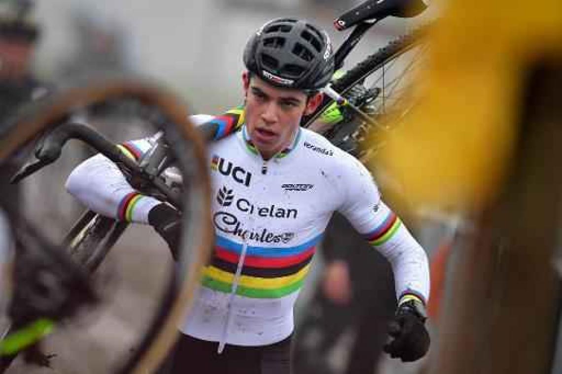 Wout van Aert is ook in Italië de beste, Toon Aerts valt uit