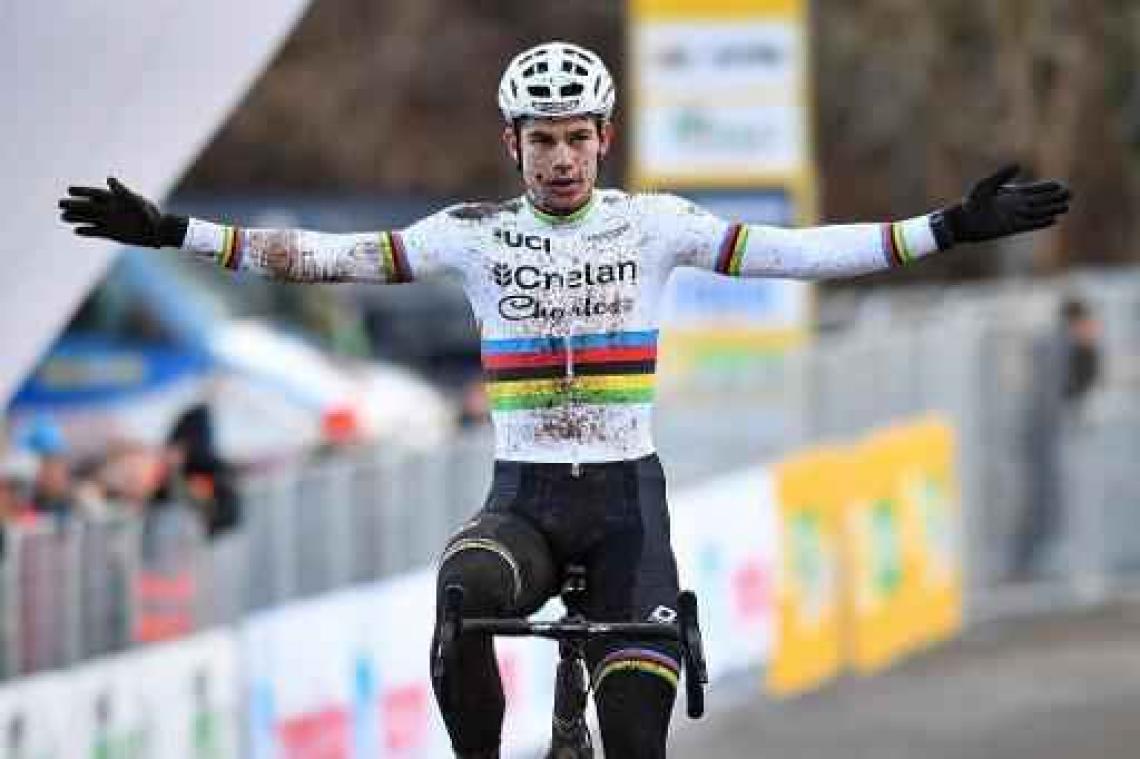 WK veldrijden - Wout van Aert kent zes ploegmaats voor titelstrijd