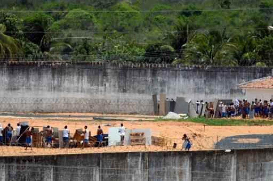 Politie schiet in Brazilië met rubberkogels op gevangenen