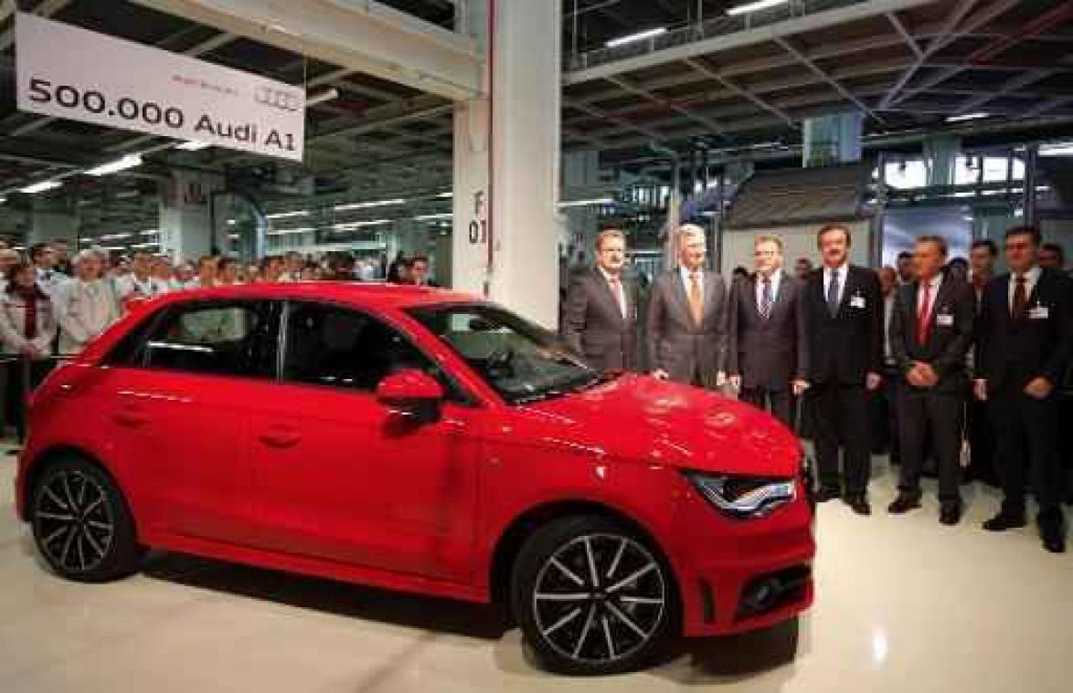 Jaarproductie Audi Brussels valt onder de honderdduizend wagens