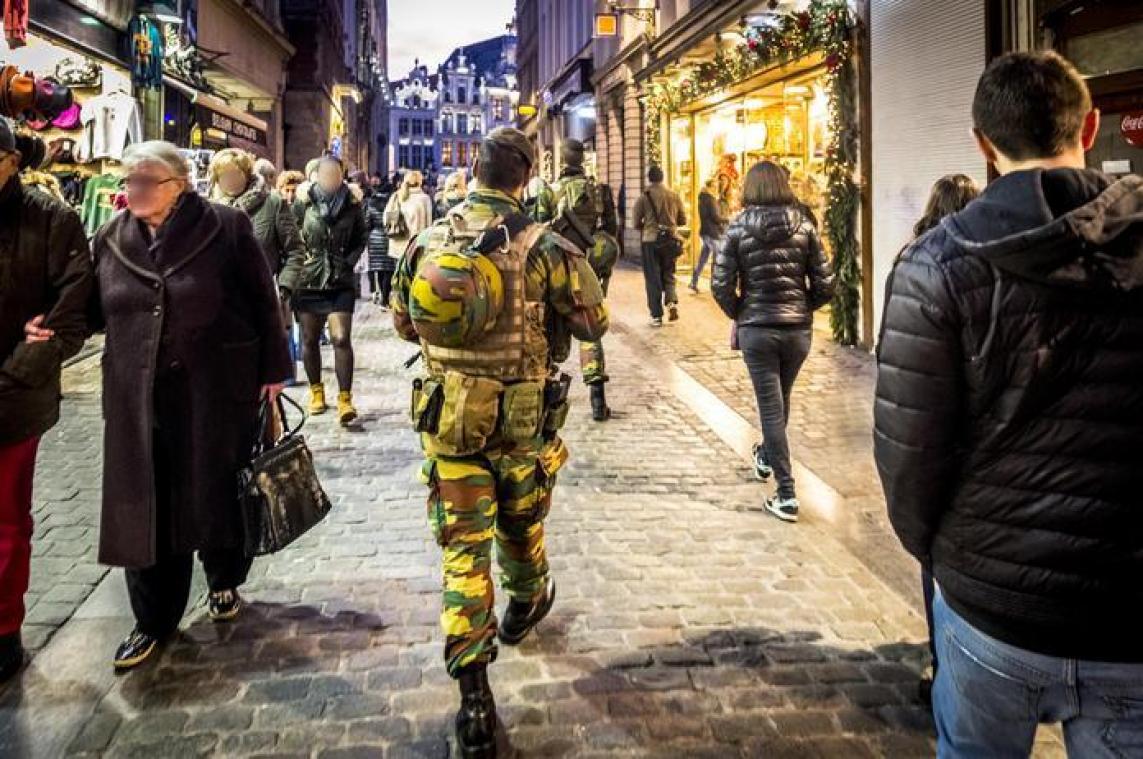 Belg heeft positiever beeld van soldaten op straat
