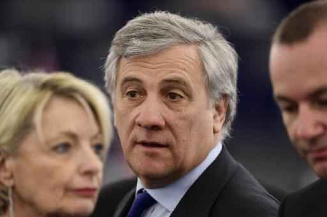 Antonio Tajani in vier ronden verkozen tot nieuwe voorzitter Europees Parlement