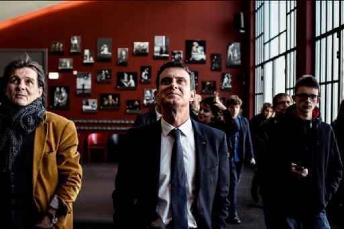 Franse presidentskandidaat Manuel Valls aangevallen