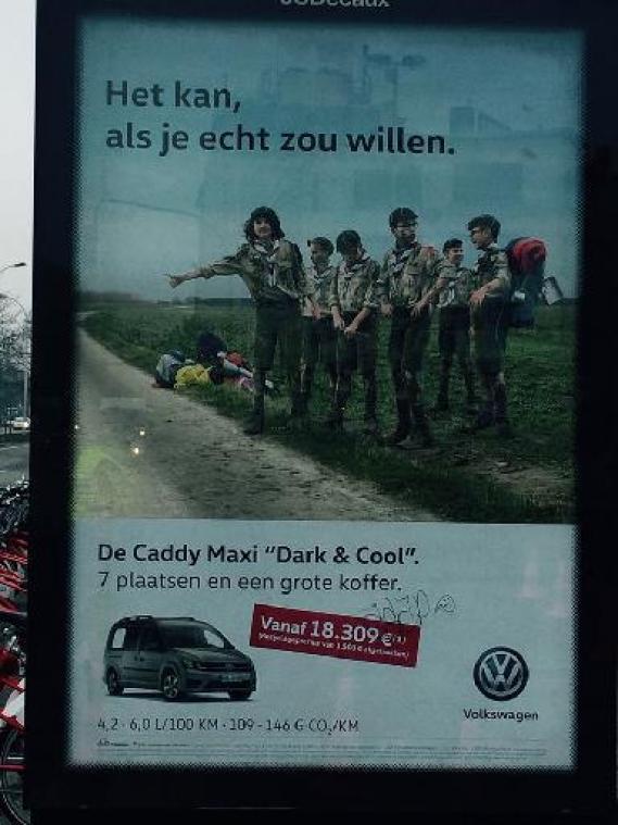 Waarom de scouts niet blij zijn met deze VW-campagne