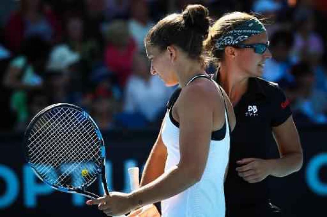 Australian Open - Flipkens en Errani geven forfait voor tweede ronde dubbelspel