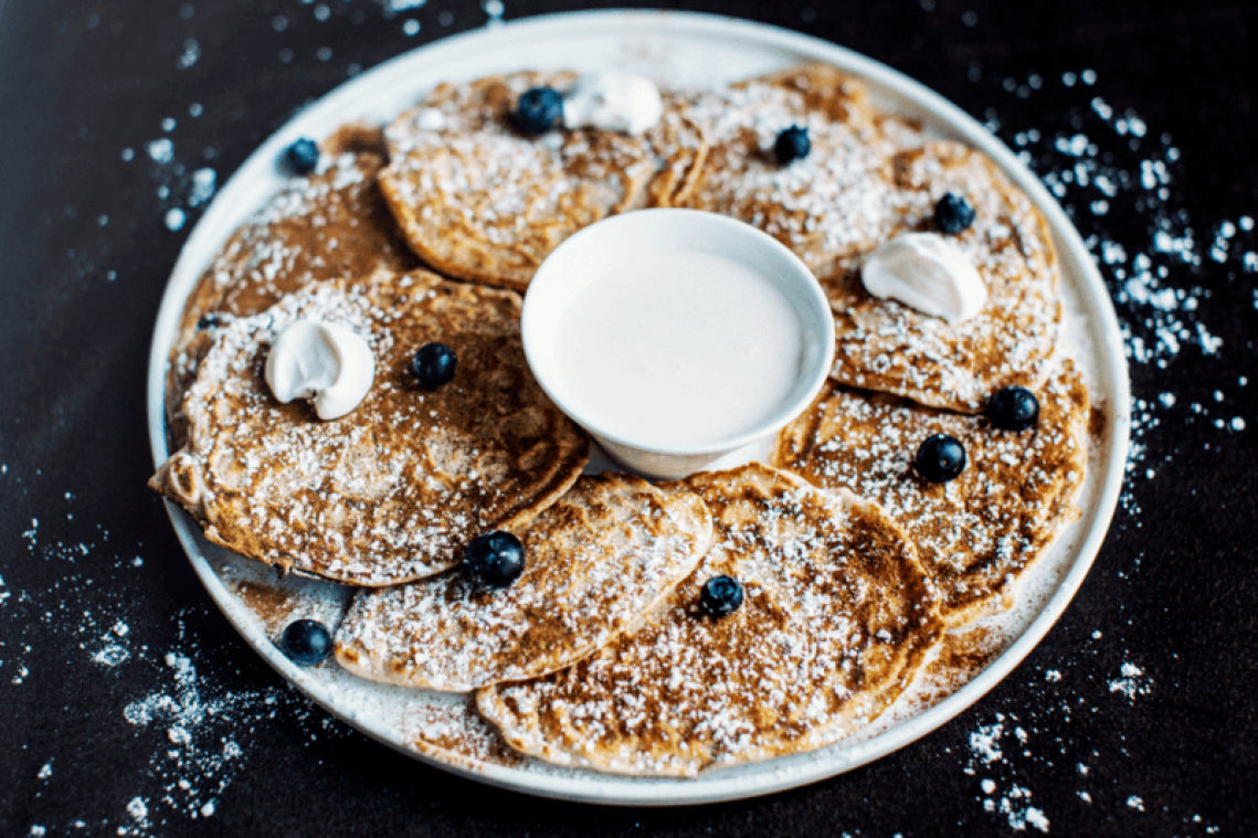 Pancakes met kaneel