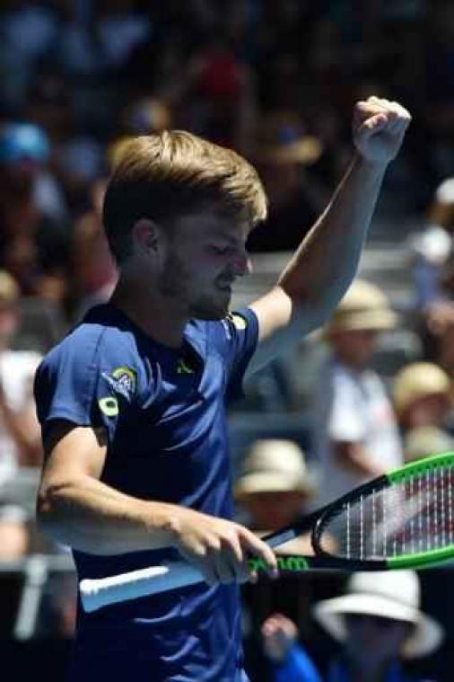 Australian Open - David Goffin naar achtste finales na "bijna perfecte wedstrijd" tegen Karlovic