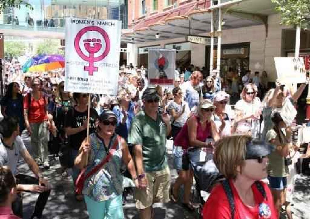 Eerste vrouwenmarsen van start in Australië en Nieuw-Zeeland