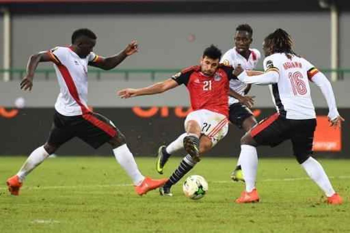 Africa Cup 2017 - Laat doelpunt bezorgt Egypte de volle buit tegen Oeganda
