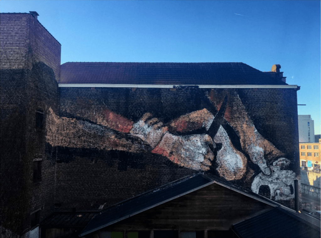 Gatz wil nieuwe muurtekening in Brussel behouden