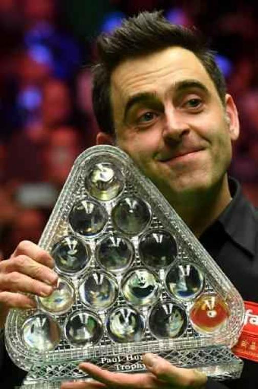Masters snooker - Ronnie O'Sullivan: "Deze heb ik een beetje gestolen"