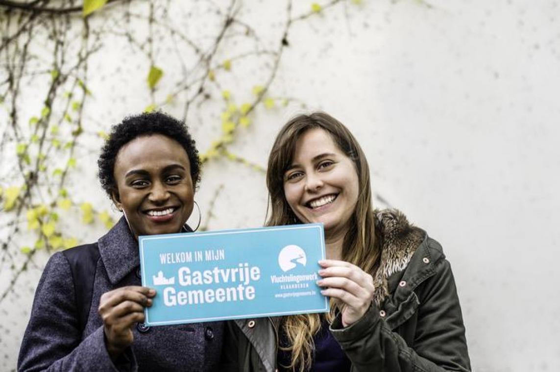 Vluchtelingenwerk Vlaanderen geeft nieuwkomers een warm welkom