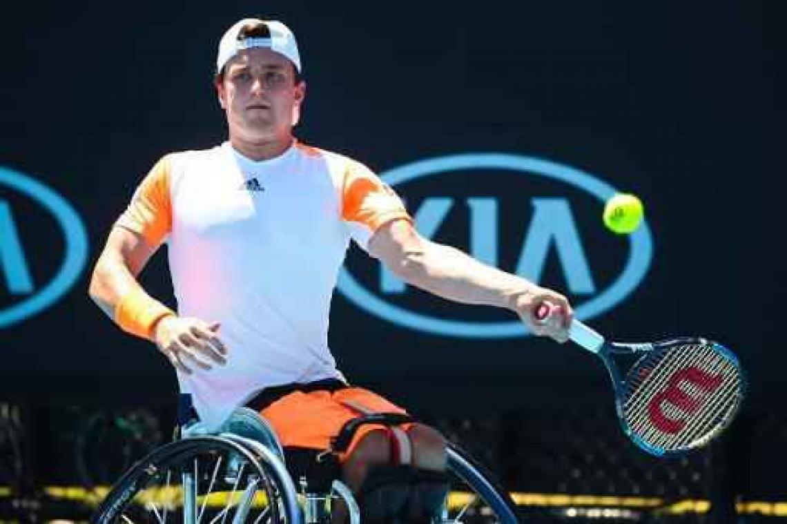 Joachim Gérard verliest halve finale in enkelspel Australian Open