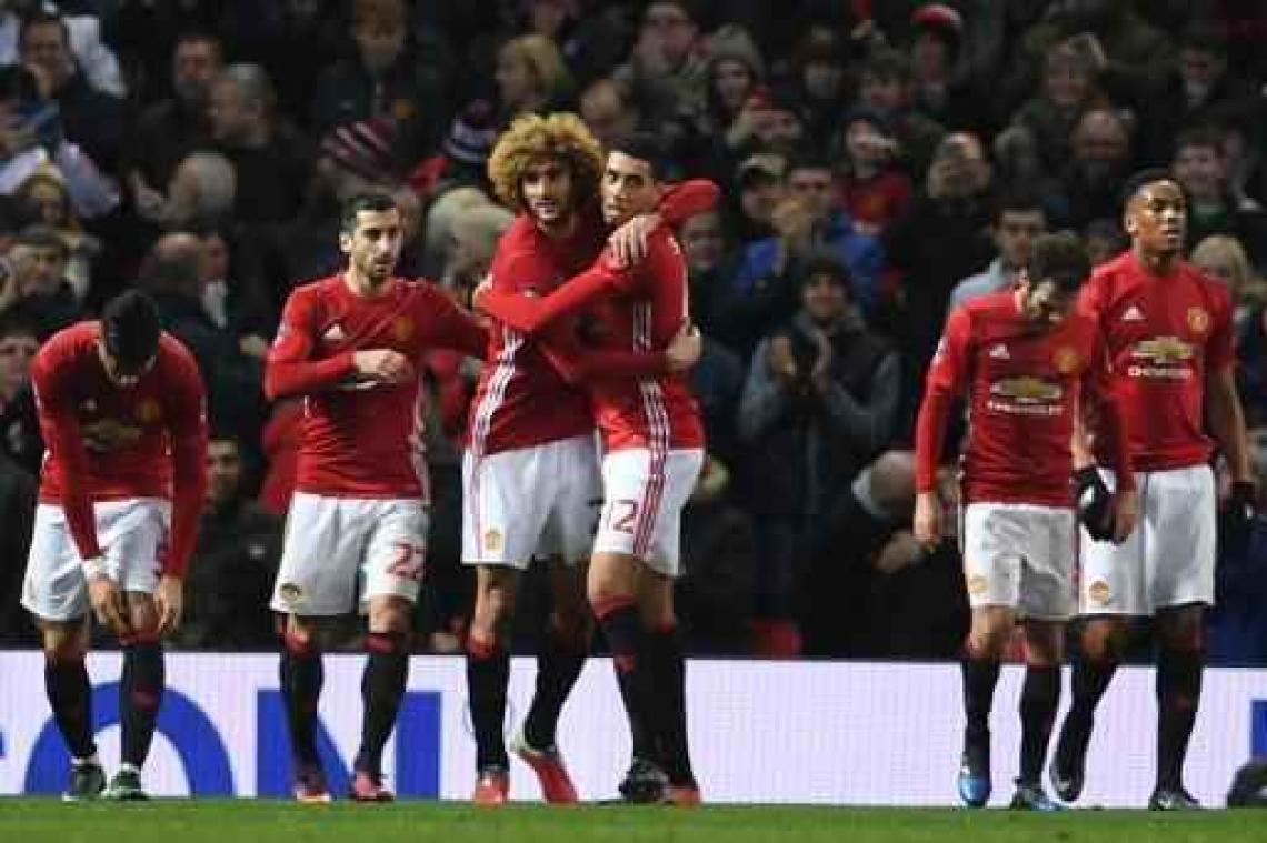 Belgen in het buitenland - Marouane Fellaini helpt Manchester United aan kwalificatie voor achtste finales FA Cup