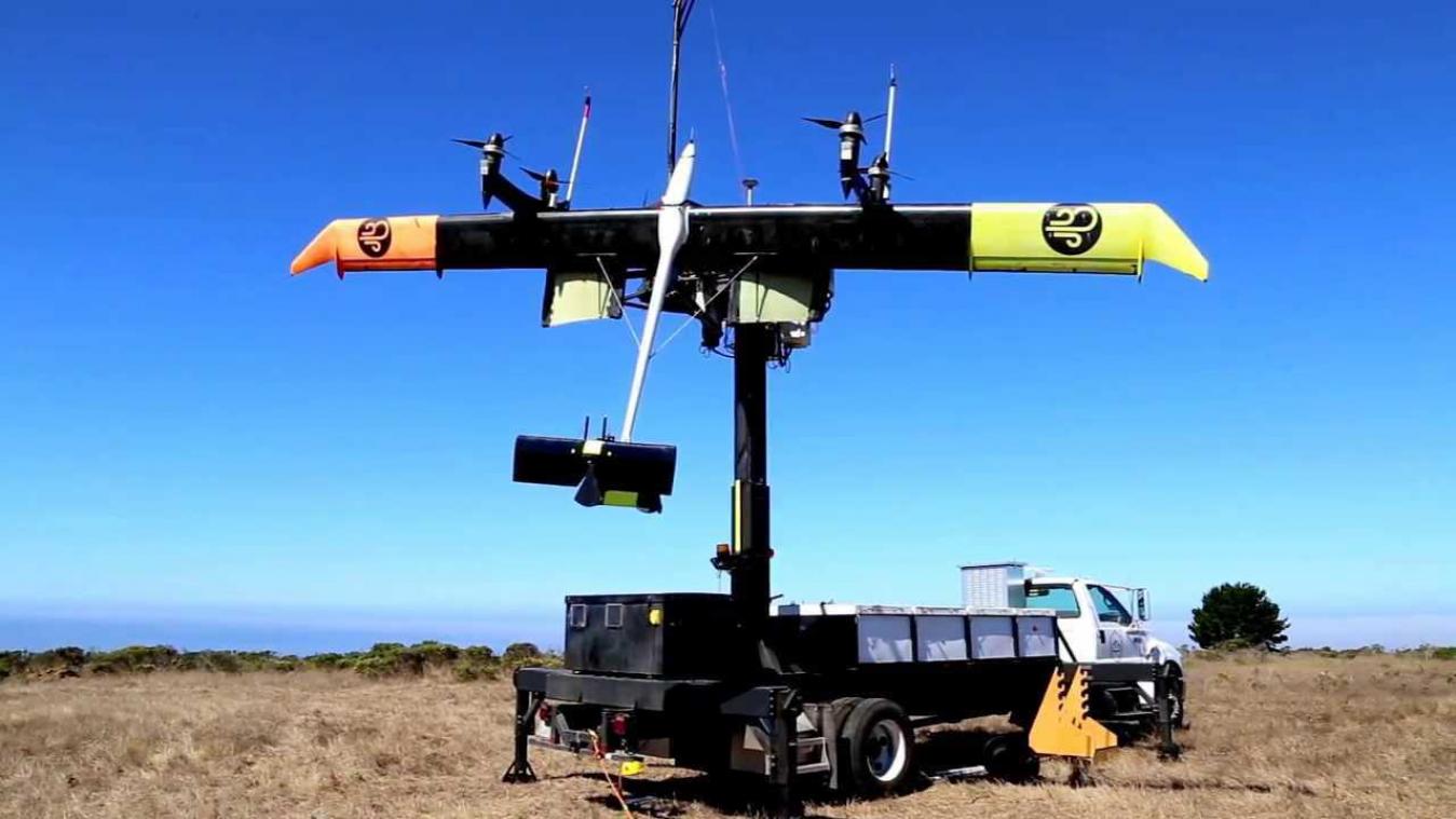 Google lanceert een bizarre windturbine van 25 meter lang