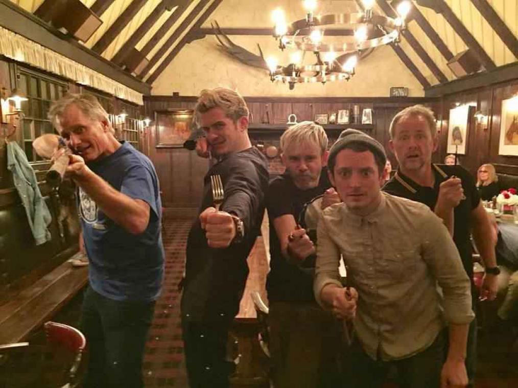 Acteurs uit 'The Lord of the Rings' houden mini-reünie