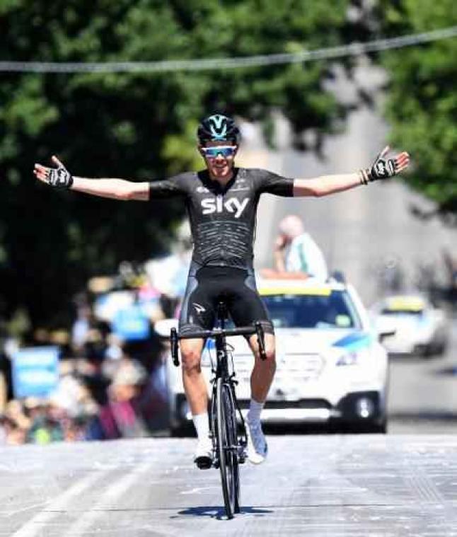 Luke Rowe (Sky) wint tweede etappe Herald Sun Tour