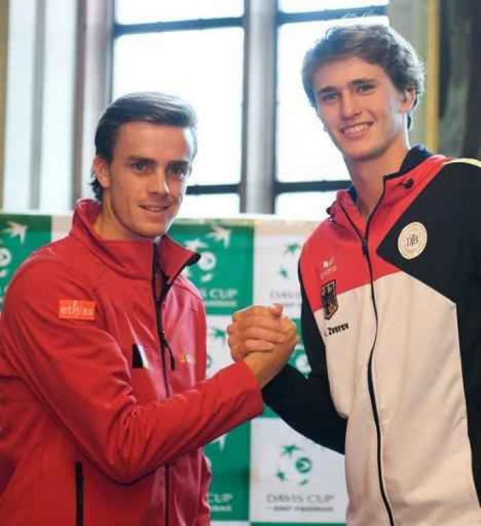 Davis Cup - Arthur De Greef kan niet stunten tegen Alexander Zverev