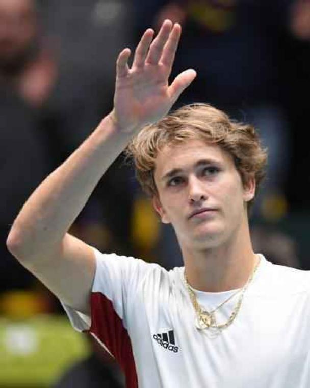 Davis Cup - Zverev tevreden na zege tegen De Greef, zieke Struff onzeker voor dubbelspel