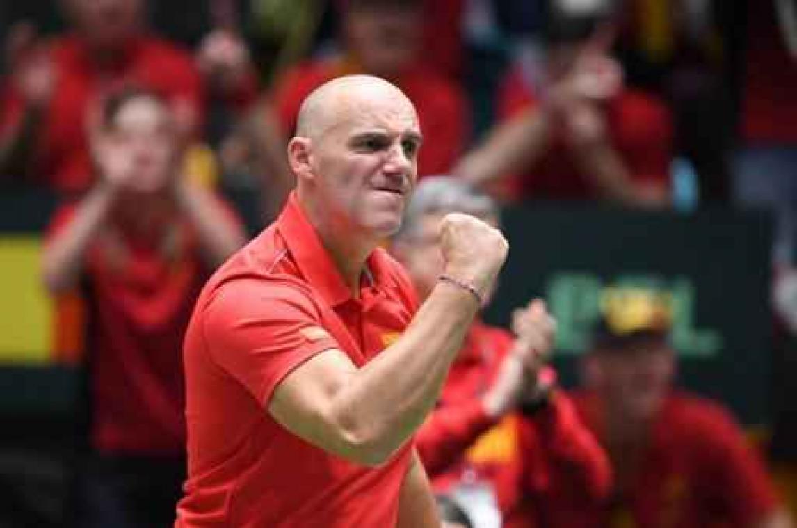 Davis Cup - Johan Van Herck is vol vertrouwen na eerste dag