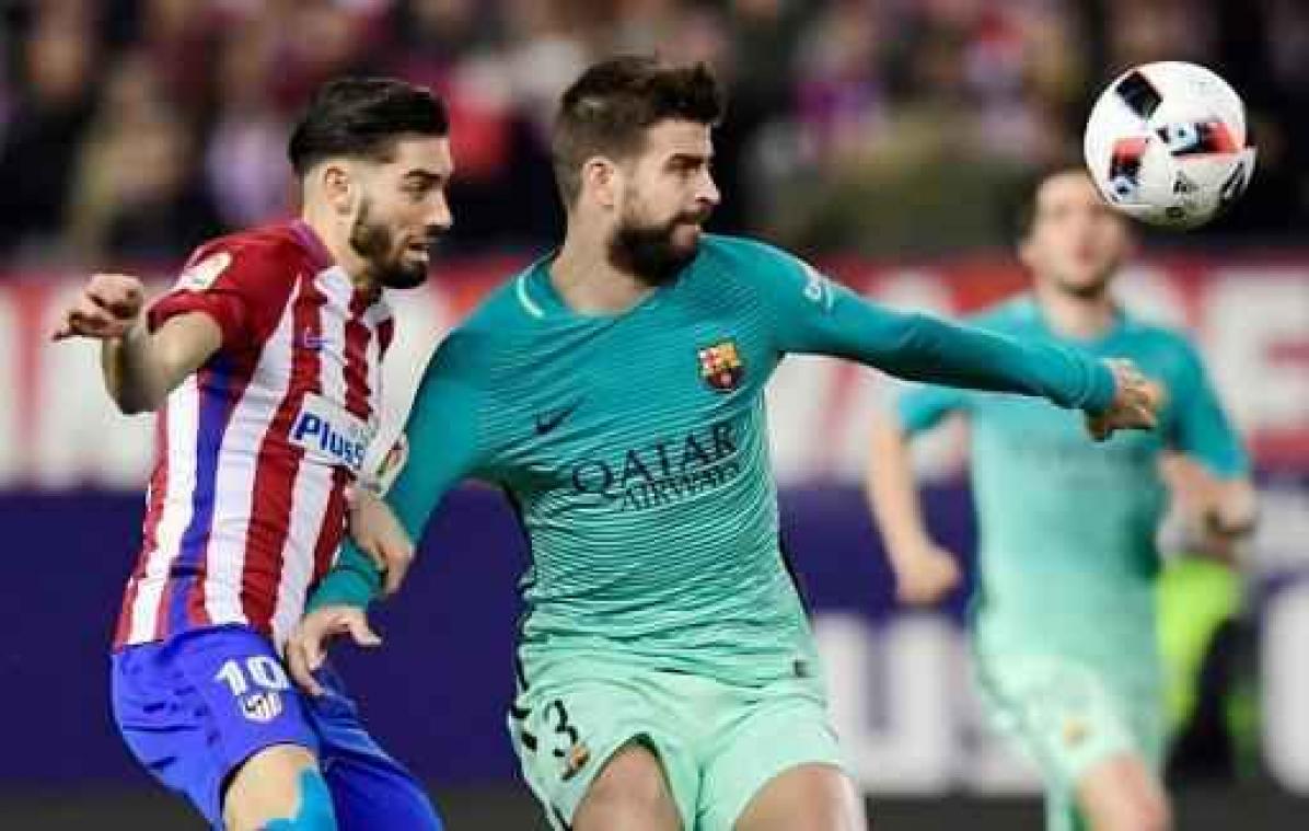 Copa del Rey - Barcelona heeft genoeg aan draw tegen Atletico en mag naar finale, rood voor Carrasco