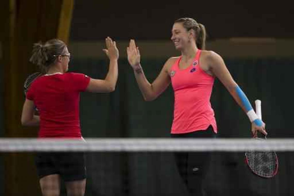 Fed Cup - Yanina Wickmayer schenkt Belgisch team tweede punt: "De ploeg gaf me energie"