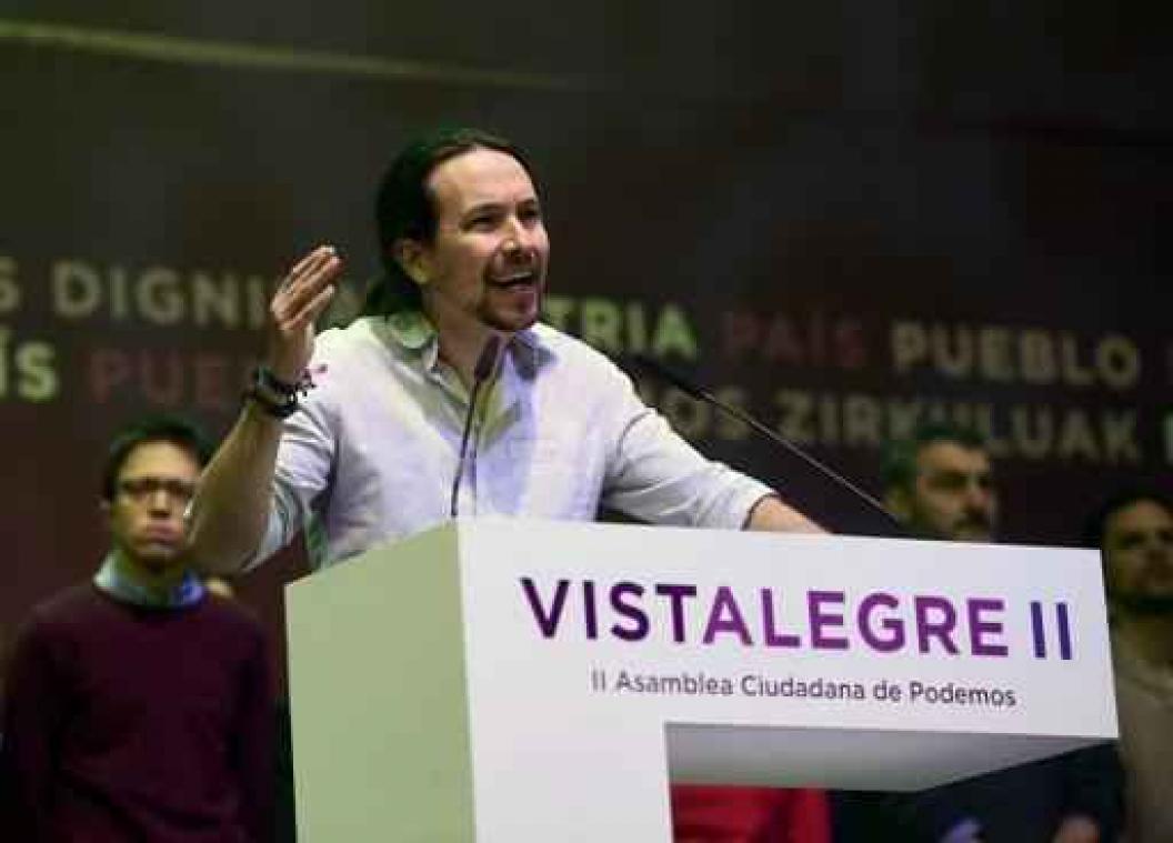 Pablo Iglesias herkozen als leider van Spaanse partij Podemos