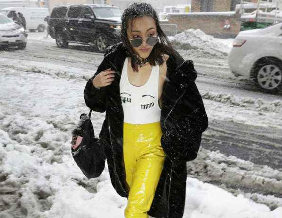 De strijd tussen mode en winter tijdens de NY Fashion Week