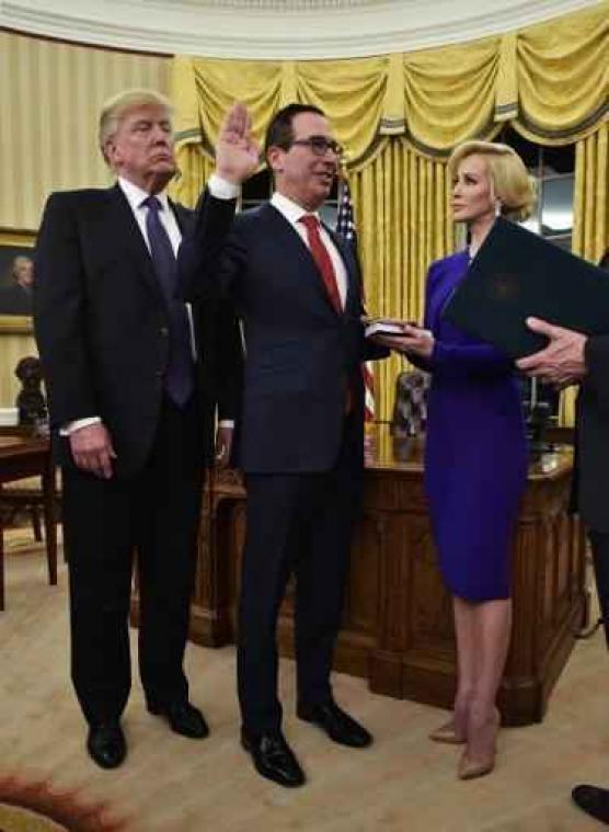 Oude Goldman Sachs-getrouwe benoemd tot Amerikaanse minister van Financiën