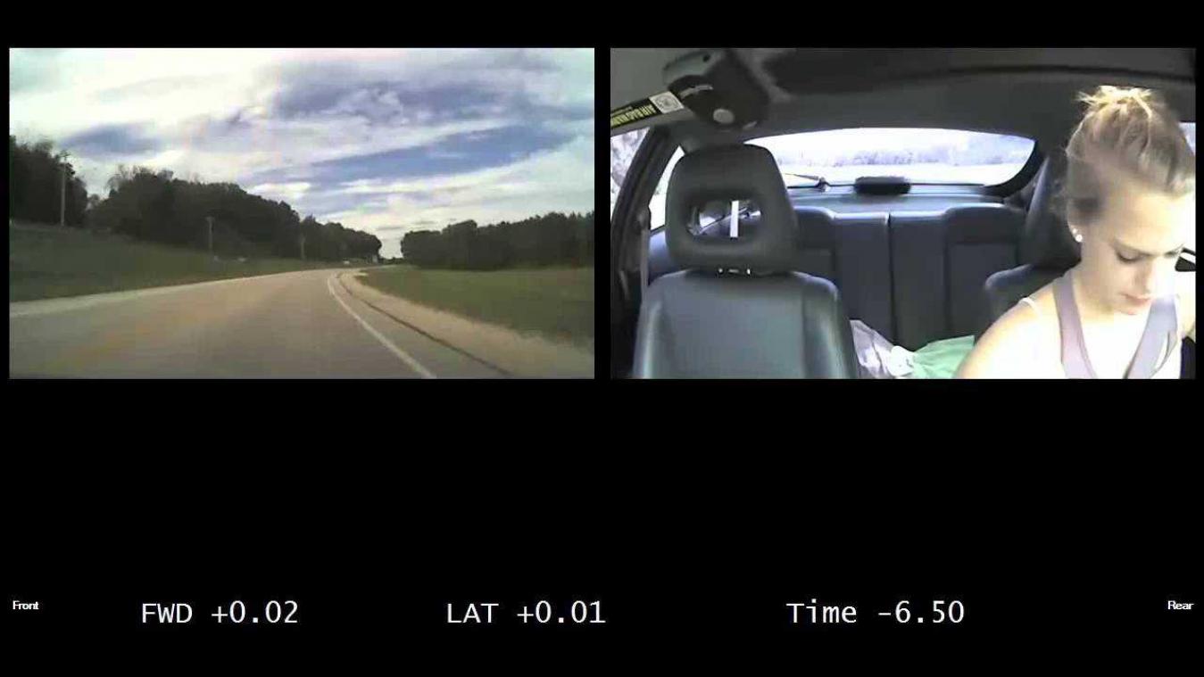 Dit gebeurt er als je sms't tijdens het rijden